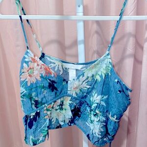 H&M Top Cami Floral Size Small